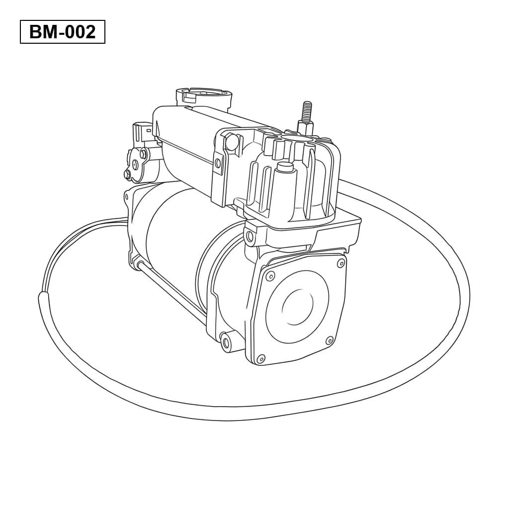 BMW X5 E53 5 Series E39 7 Series E65 E66 2000-2006 에어 서스펜션 컴프레서