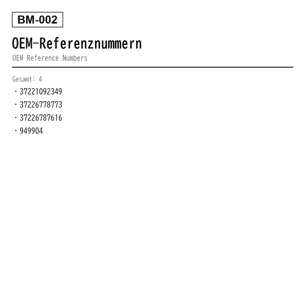 BMW X5 E53 5 Series E39 7 Series E65 E66 2000-2006 Luftfederkompressor (37221092349, 37226778773, 37226787616) 3