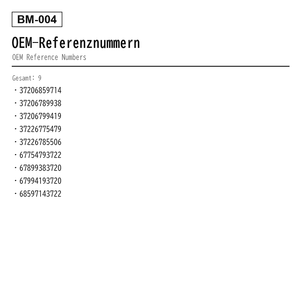 BMW X5 E70 X6 E71 E72 2007-2014 Luftfederkompressor (37-20-6-859-714, 37206789938, 37206799419, 37226775479, 37226785506, 67754793722, 67899383720, 67994193720, 68597143722) 3