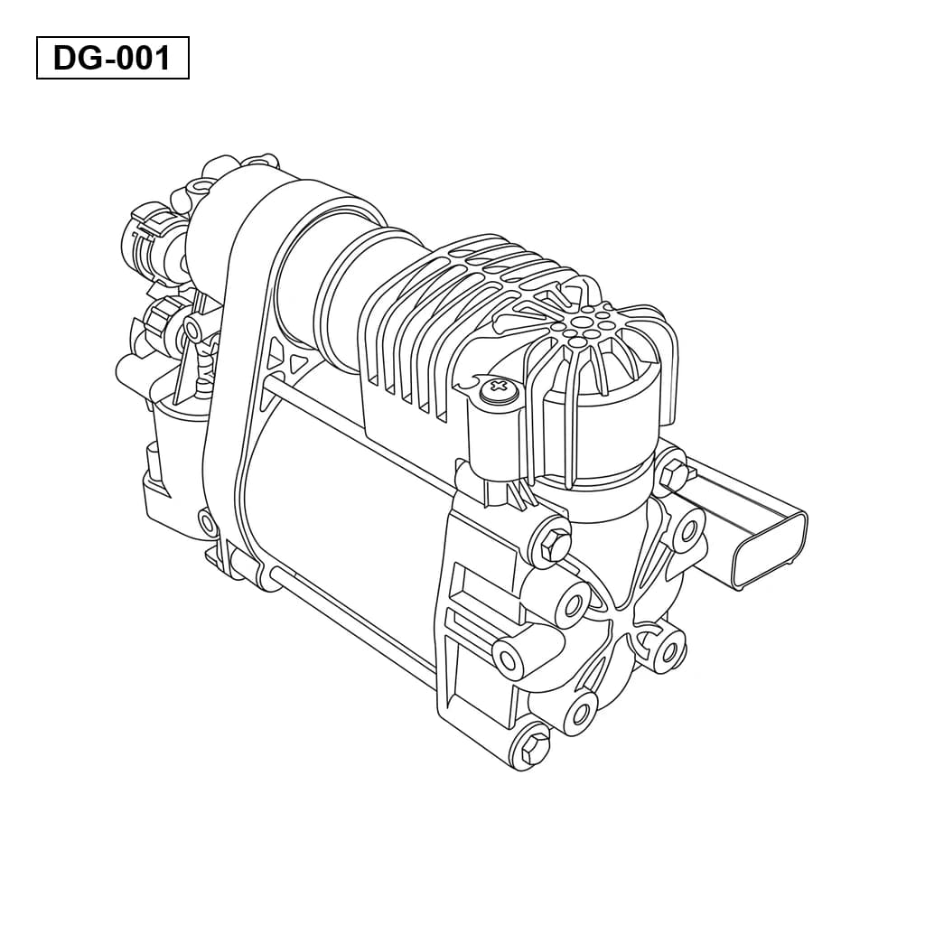 Dodge RAM 1500 2013-2020 Compresseur de Suspension Pneumatique