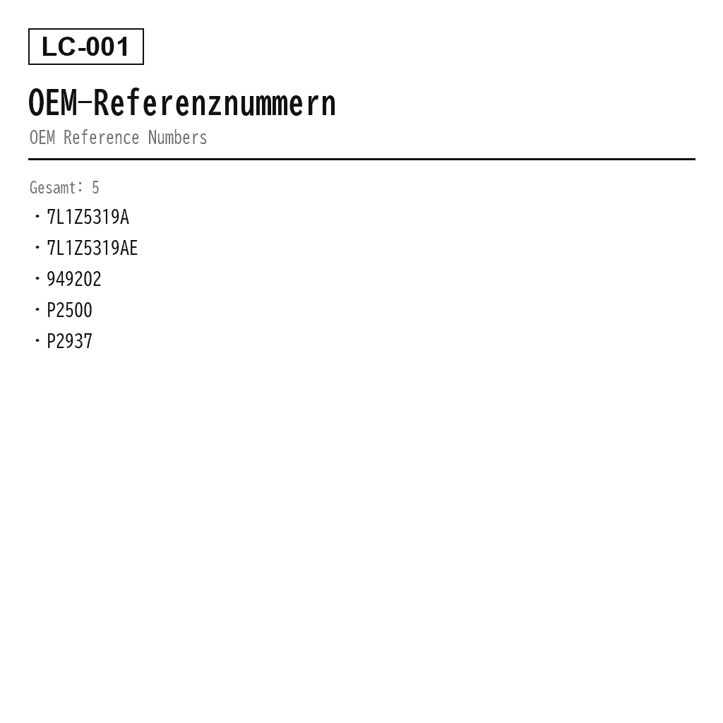 Lincoln Navigator 2007-2016 Luftfederkompressor (7L1Z5319A, 7L1Z5319AE, 949-202, P-2500, P-2937) 3
