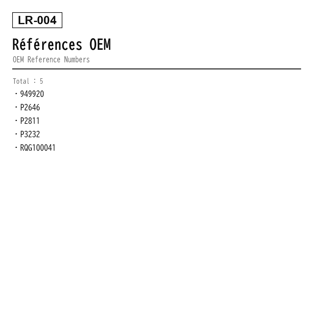 Land Rover Discovery 2 1998-2004 Compresseur de Suspension Pneumatique (949-920, P-2646, P-2811, P-3232, RQG100041) 3
