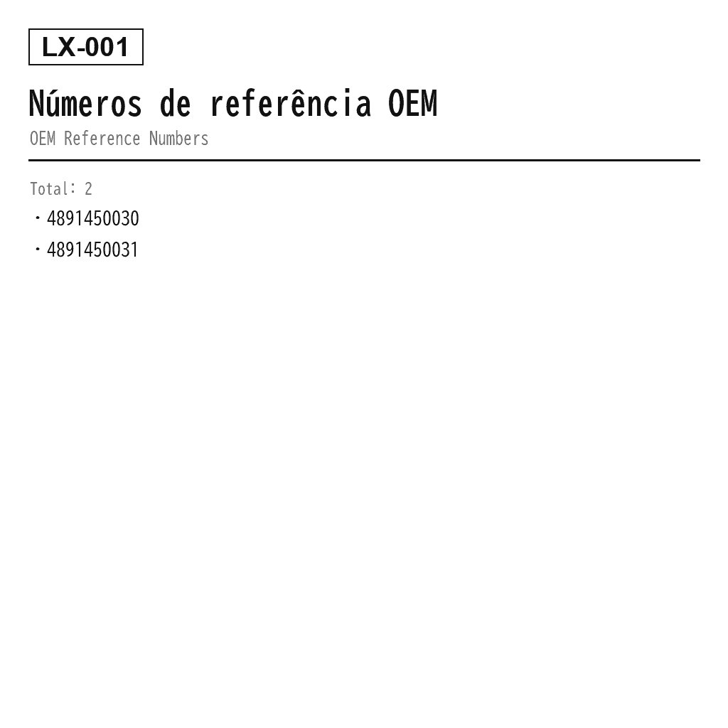 Lexus LS460 XF40 2007-2017 Compressor de Suspensão Pneumática (48914-50030, 48914-50031) 3