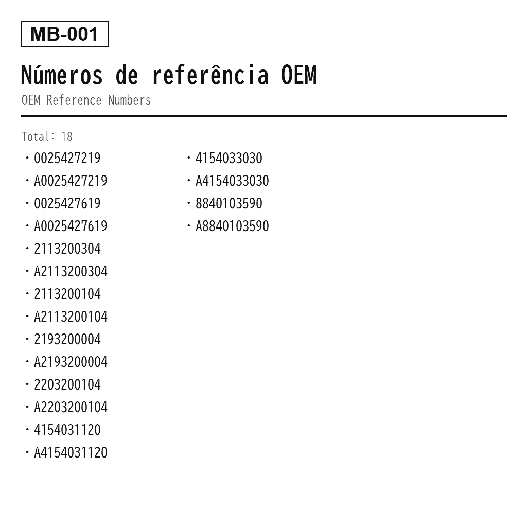 Mercedes Benz S-Class W220 E-Class W211 2000-2006 Compressor de Suspensão Pneumática (0025427219, 0025427619, 211-320-03-04, 2113200104, 2193200004, 2203200104, 4154031120, 4154033030, 8840103590, A211-320-03-04, A2113200104, A220-320-01-04) 3