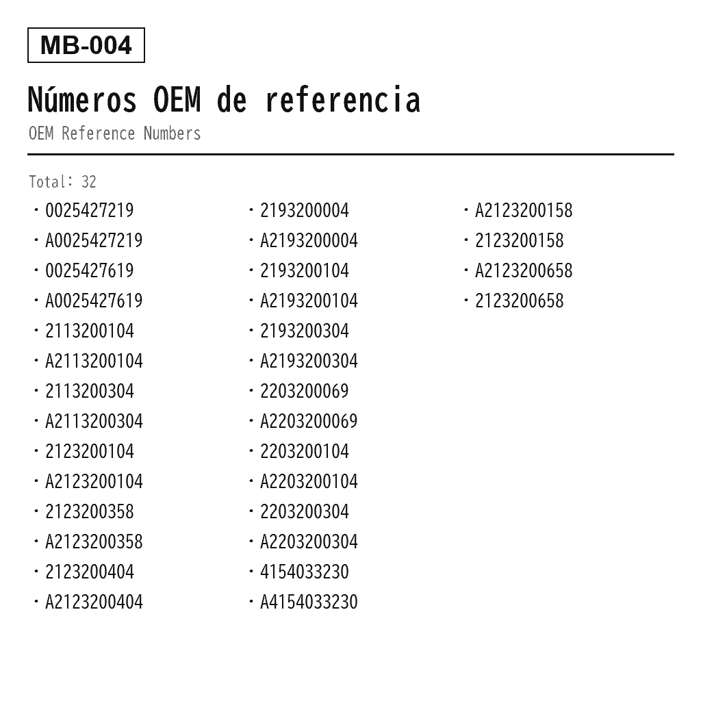 Mercedes Benz S-Class W220 E-Class W211 2000-2006 Compresor de Suspensión Neumática (0025427219, 0025427619, 2113200104, 2113200304, 2123200104, 2123200358, 2123200404, 2193200004, 2193200104, 2193200304, 2203200069, 2203200104, 2203200304, 4154033230, A2113200104, A2113200304, A2123200104, A2123200158, A2123200358, A2123200404, A2123200658, A2193200004, A2193200104, A2193200304, A2203200104) 3