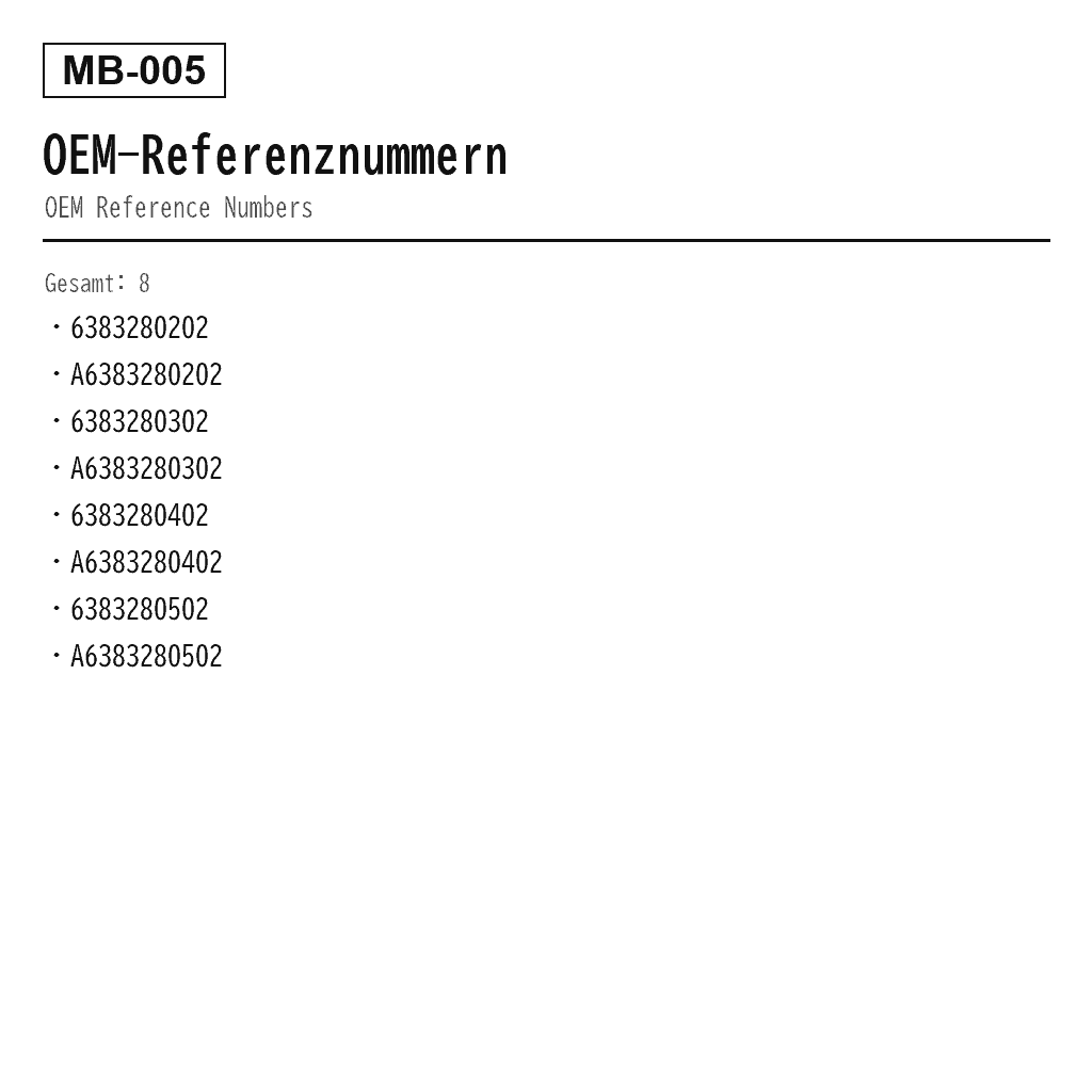 Mercedes Benz V-Class W638 Luftfederkompressor (638-328-02-02, 638-328-03-02, 638-328-04-02, 638-328-05-02, A6383280202, A6383280302, A6383280402, A6383280502) 3