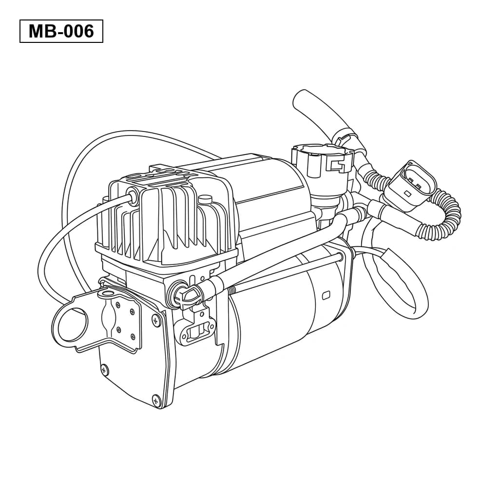 Mercedes Benz V-Class W639 2004-2014 空气悬挂压缩机