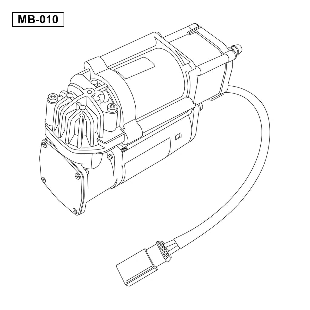 Mercedes Benz C-Class W205 C205 2015-2020 Compresseur de Suspension Pneumatique
