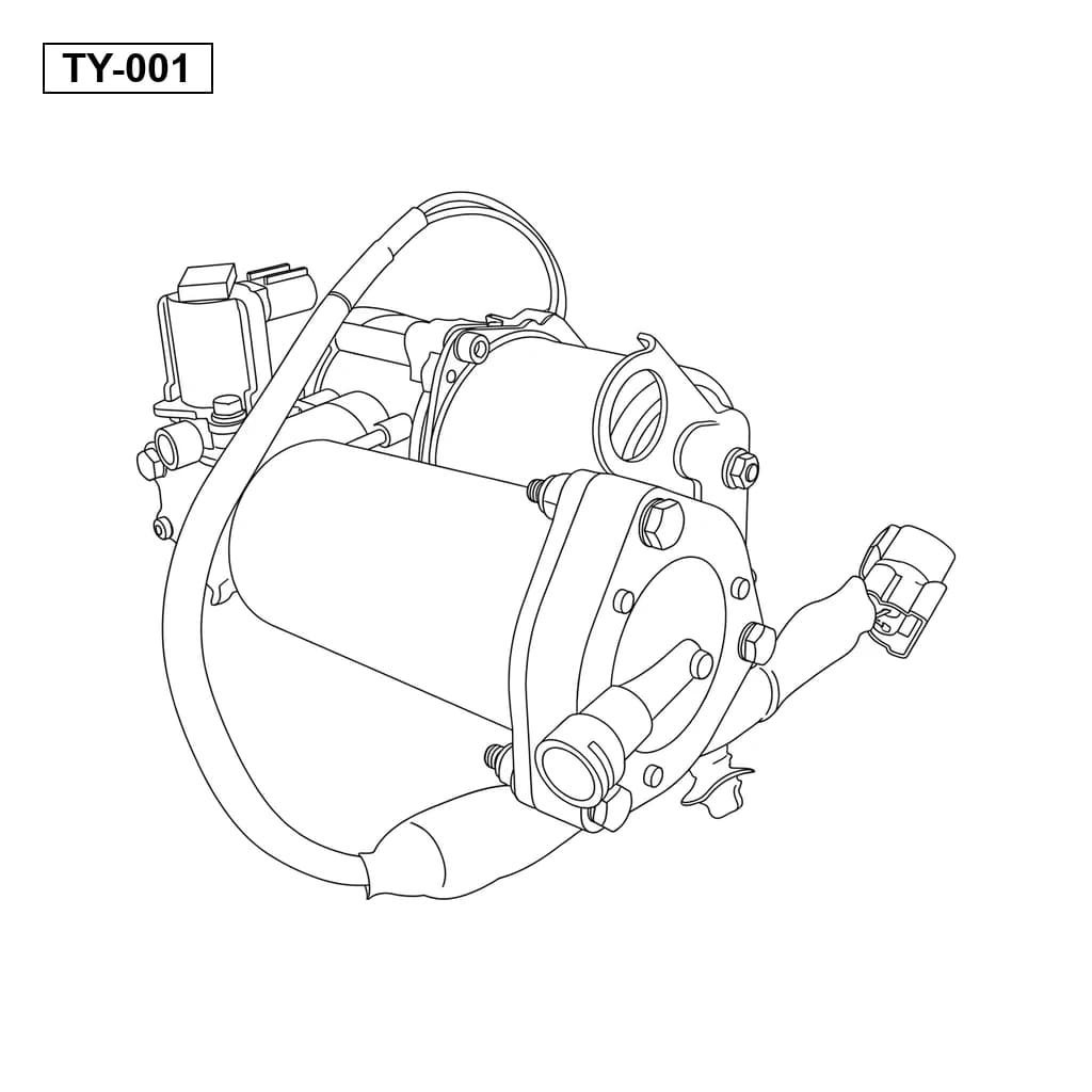 Toyota Land Cruiser Prado 120 2003-2009 Compresseur de Suspension Pneumatique