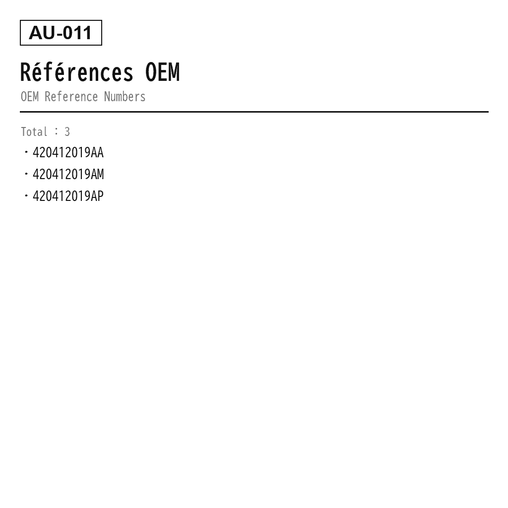 Audi R8 2007-2015 Avant Amortisseur de Suspension Pneumatique (420412019AA, 420412019AM, 420412019AP) 3