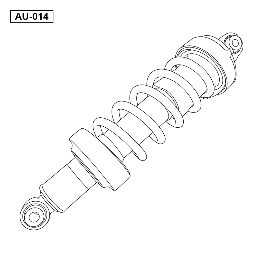 Audi R8 2007-2015 Arrière Amortisseur de Suspension Pneumatique