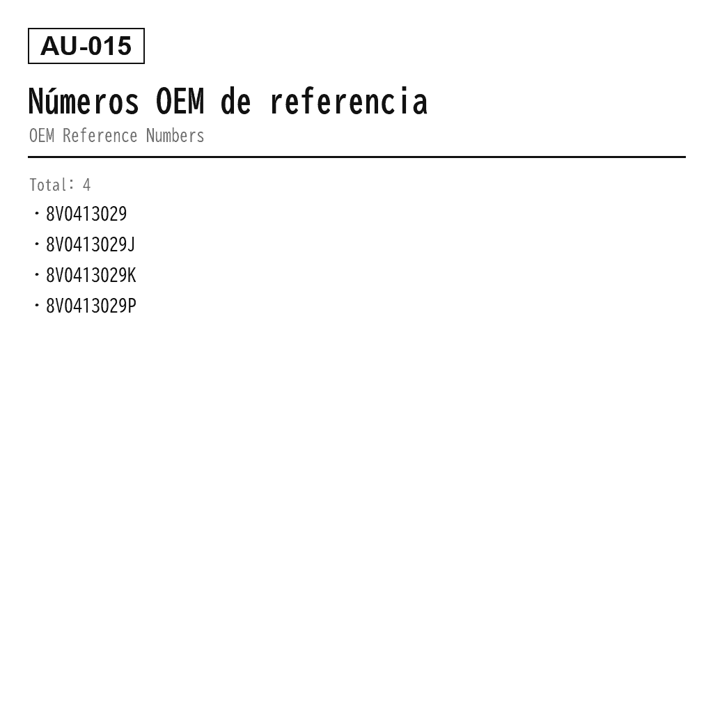 Audi A3 S3 RS3 8V 2016-2023 Delantero Amortiguador de Suspensión Neumática (8V0-413-029, 8V0-413-029-J, 8V0-413-029-K, 8V0-413-029-P) 3