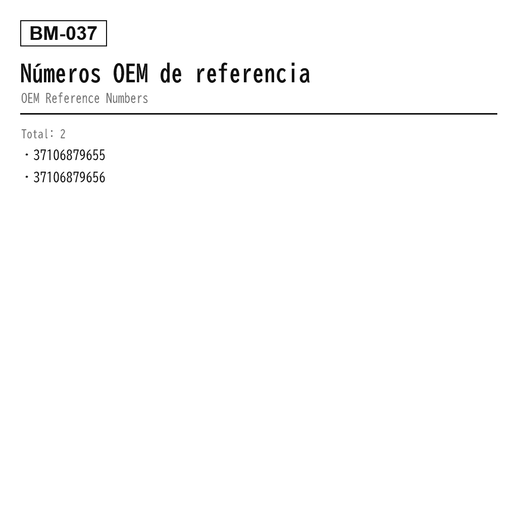 BMW X1 F48 2016-2019 Delantero Amortiguador de Suspensión Neumática (37106879655, 37106879656) 3