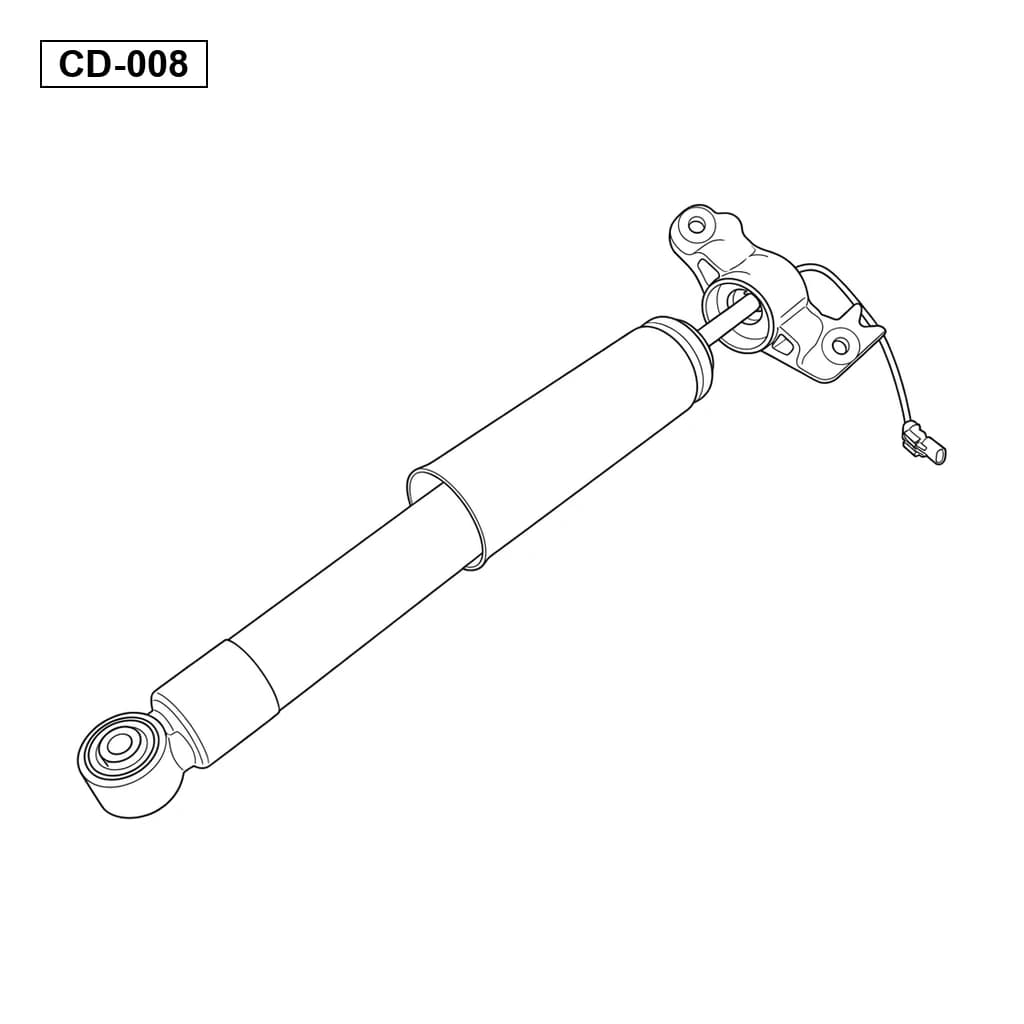 Cadillac XTS 2013-2019 Arrière Amortisseur de Suspension Pneumatique