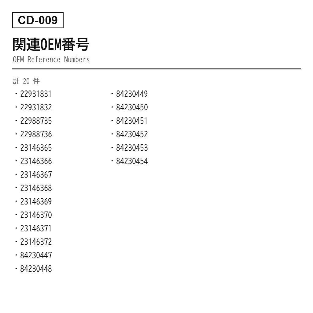 Cadillac（キャデラック） CTS ATS 2013-2020 リアエアサスペンションショックアブソーバー（22931831, 22931832, 22988735, 22988736, 23146365, 23146366, 23146367, 23146368, 23146369, 23146370, 23146371, 23146372, 84230447, 84230448, 84230449, 84230450, 84230451, 84230452, 84230453, 84230454） 3