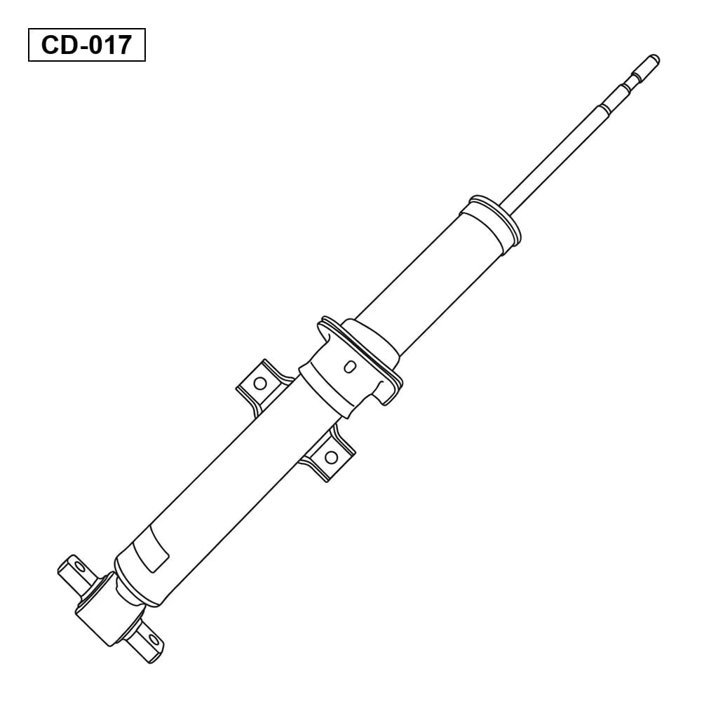 Cadillac CTS 2009-2015 Avant Amortisseur de Suspension Pneumatique