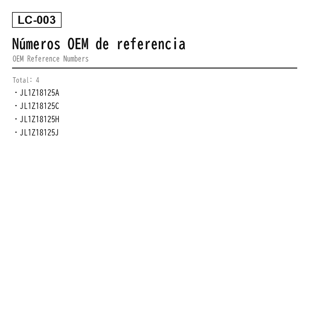 Lincoln Navigator 2018-2023 Trasero Amortiguador de Suspensión Neumática (JL1Z-18125-A, JL1Z-18125-C, JL1Z-18125-H, JL1Z-18125-J) 3