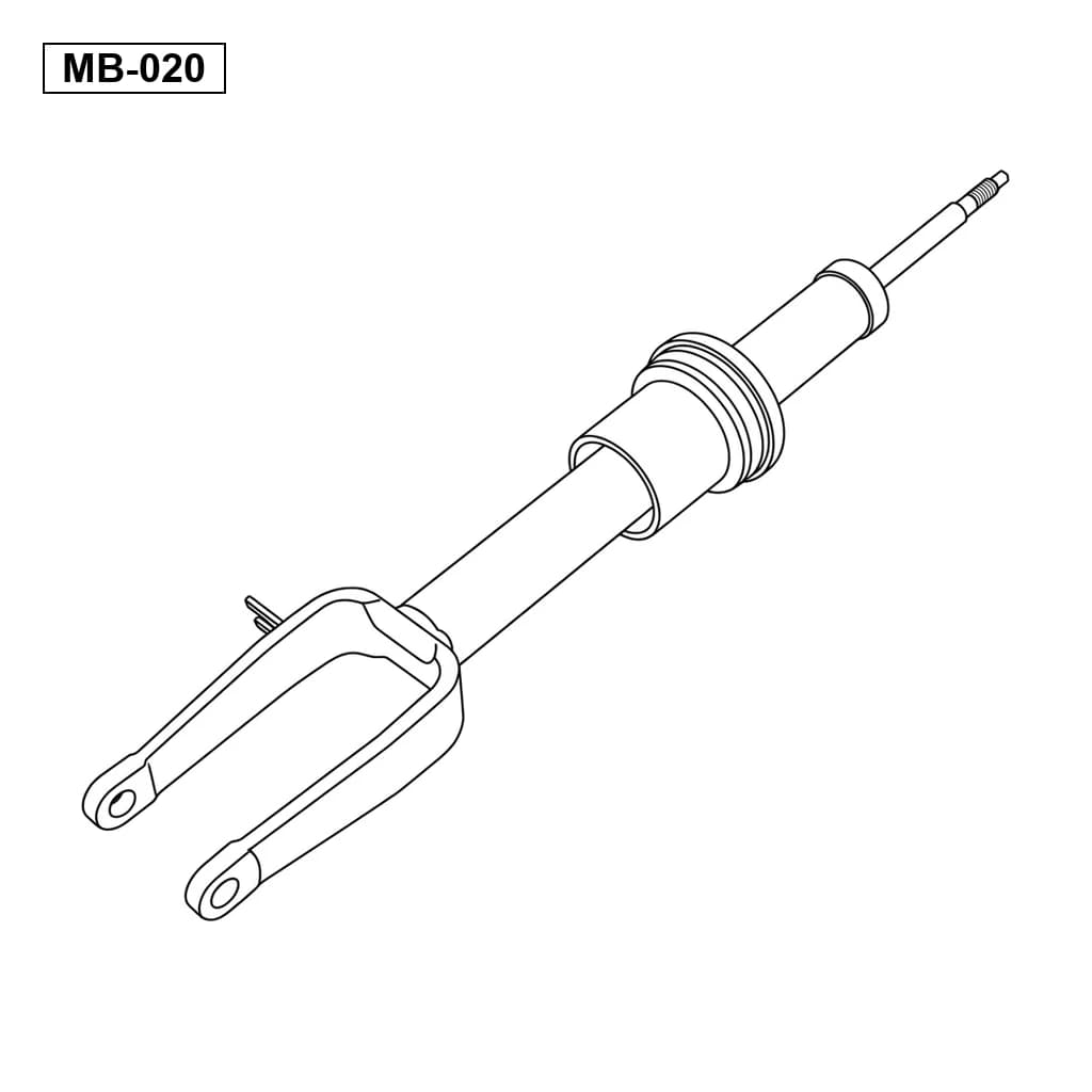 Mercedes Benz E-Class W211 S211 4MATIC 2006-2009 Avant Amortisseur de Suspension Pneumatique