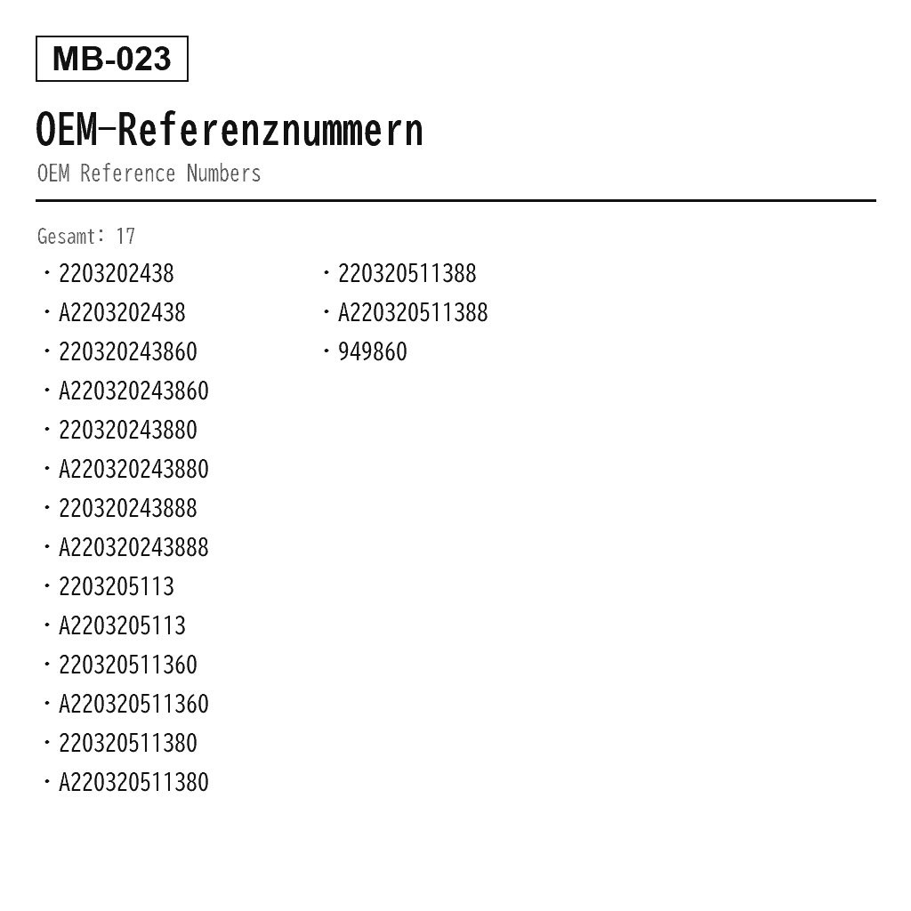 Mercedes Benz S-Class W220 2000-2006 Vorne Luftfederungs-Stoßdämpfer (2203202438, 220320243860, 220320243880, 220320243888, 2203205113, 220320511360, 220320511380, 220320511388, A2203202438, A2203205113, A220320243860, A220320243880, A220320243888, A220320511360, A220320511380, A220320511388) 3