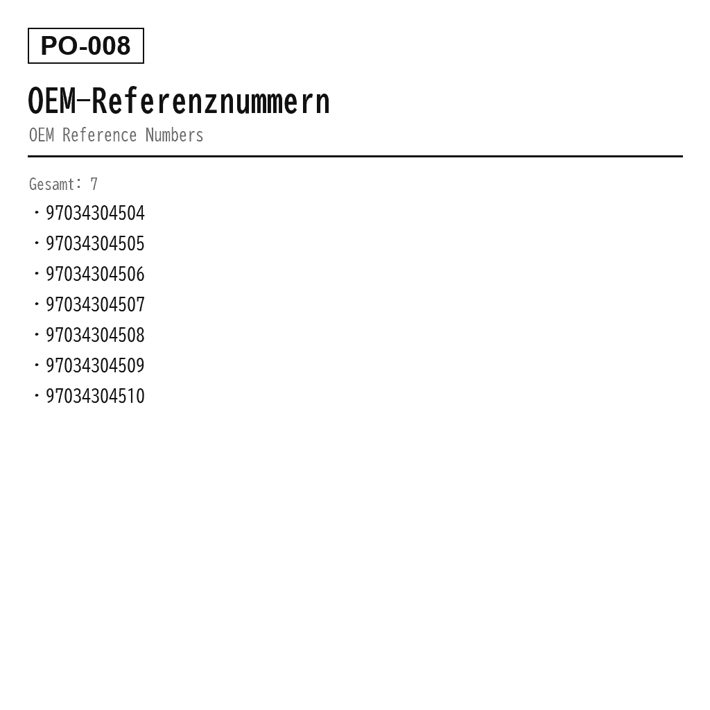 Porsche Panamera 970 2010-2016 Vorne Luftfederungs-Stoßdämpfer (97034304504, 97034304505, 97034304506, 97034304507, 97034304508, 97034304509, 97034304510) 3