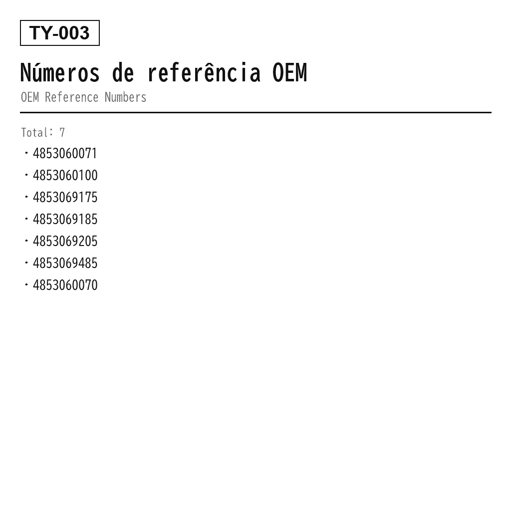 Toyota Land Cruiser Prado 120 2003-2009 Traseiro Amortecedor de Suspensão Pneumática (48530-60071, 48530-60100, 48530-69175, 48530-69185, 48530-69205, 48530-69485, 4853060070) 3