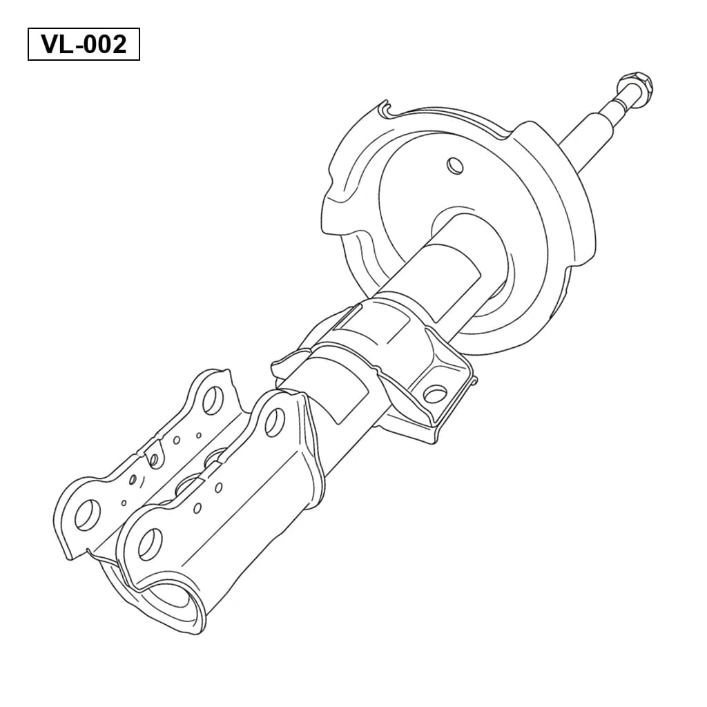 Volvo XC90 I 2002-2014 Avant Amortisseur de Suspension Pneumatique