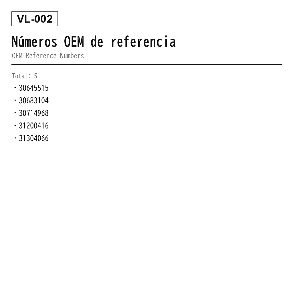 Volvo XC90 I 2002-2014 Delantero Amortiguador de Suspensión Neumática (30645515, 30683104, 30714968, 31200416, 31304066) 3