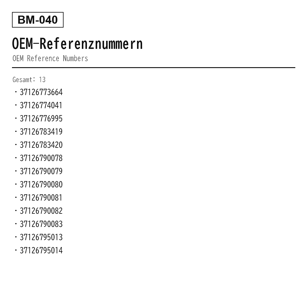 BMW X5 E70 X6 E71 E72 2007-2014 Hinten Luftfeder (37126773664, 37126774041, 37126776995, 37126783419, 37126783420, 37126790078, 37126790079, 37126790080, 37126790081, 37126790082, 37126790083, 37126795013, 37126795014) 3