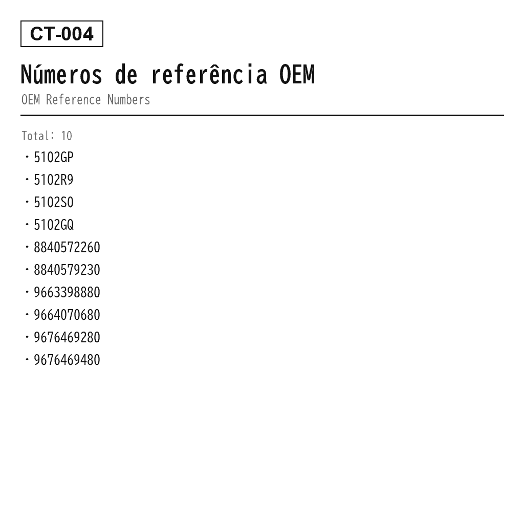 Citroen Dispatch Traseiro Mola Pneumática (5102.GP, 5102.R9, 5102.S0, 5102GQ, 8840572260, 8840579230, 9663398880, 9664070680, 9676469280, 9676469480) 3