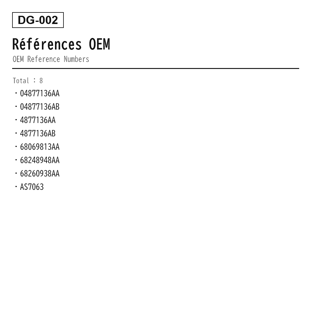 Dodge RAM 1500 DS 2013-2020 Arrière Ressort Pneumatique (04877136AA, 04877136AB, 4877136AA, 4877136AB, 68069813AA, 68248948AA, 68260938AA, AS-7063) 3