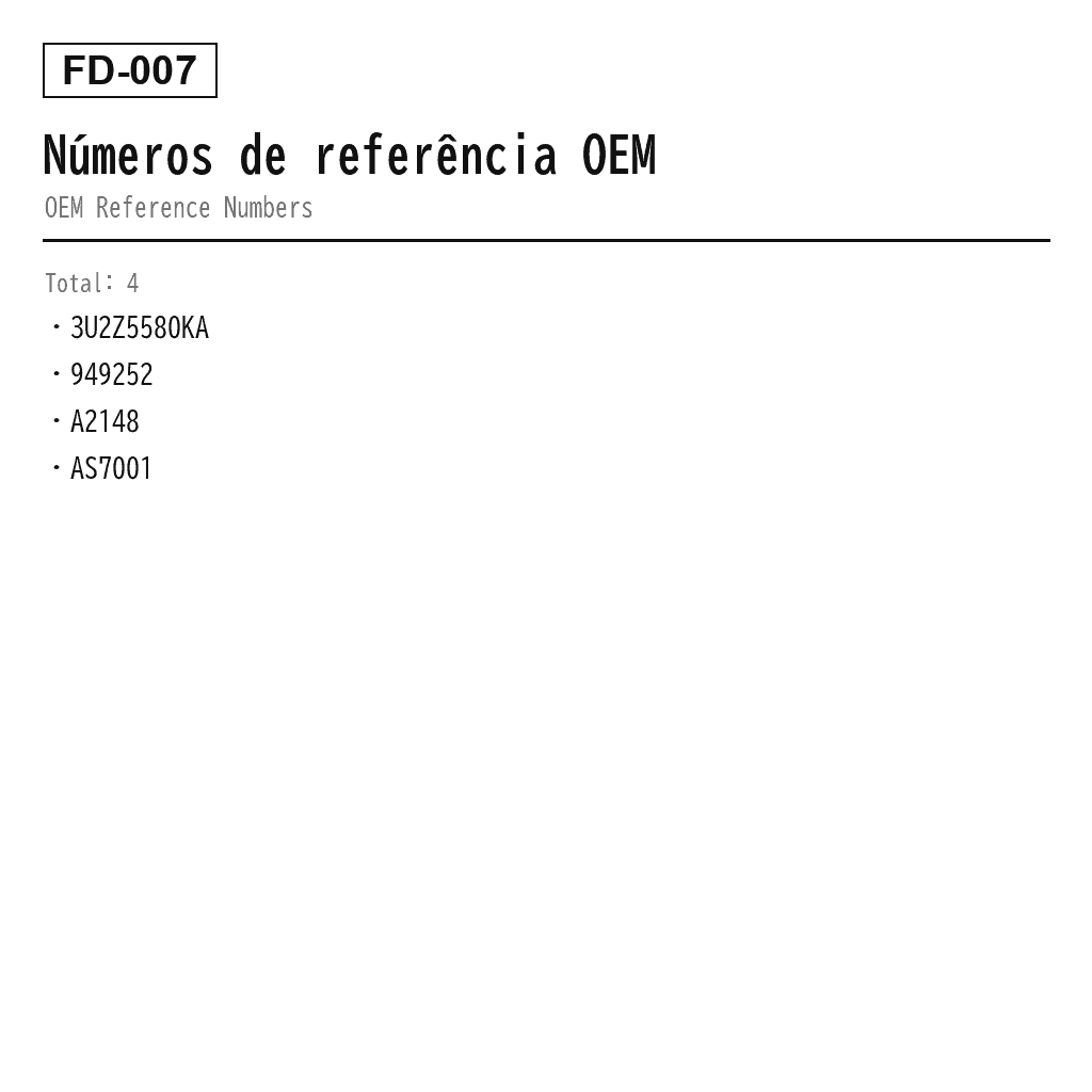 Ford Expedition 1997-2002 Traseiro Mola Pneumática (3U2Z5580KA, 949-252, A-2148, AS-7001) 3