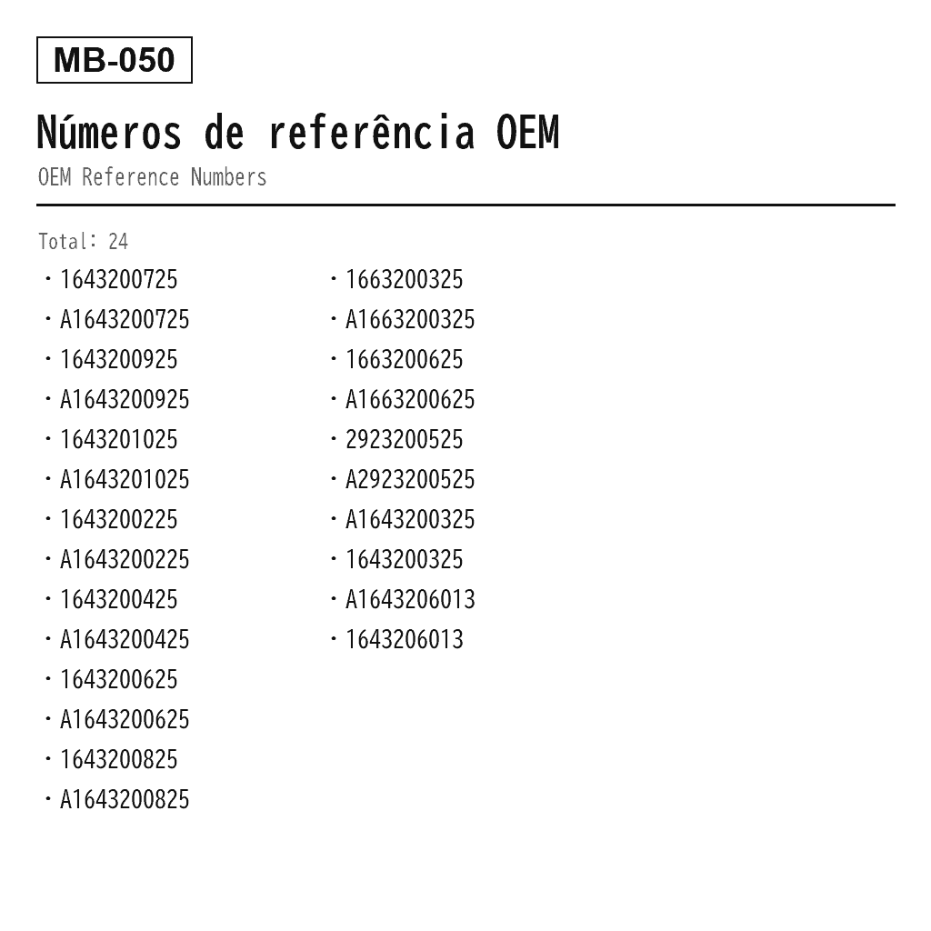 Mercedes Benz GL-Class X164 M-Class W164 2006-2012 Traseiro Mola Pneumática (164-320-07-25, 164-320-09-25, 164-320-10-25, 1643200225, 1643200425, 1643200625, 1643200825, 166-320-03-25, 166-320-06-25, 2923200525, A1643200225, A1643200325, A1643200425, A1643200625, A1643200725, A1643200825, A1643200925, A1643201025, A1643206013, A1663200325) 3