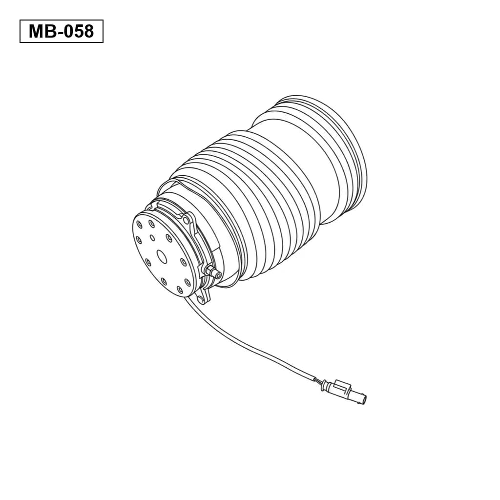 Mercedes Benz E-Class W213 GLC C253 X253 2016-2023 Arrière Ressort Pneumatique