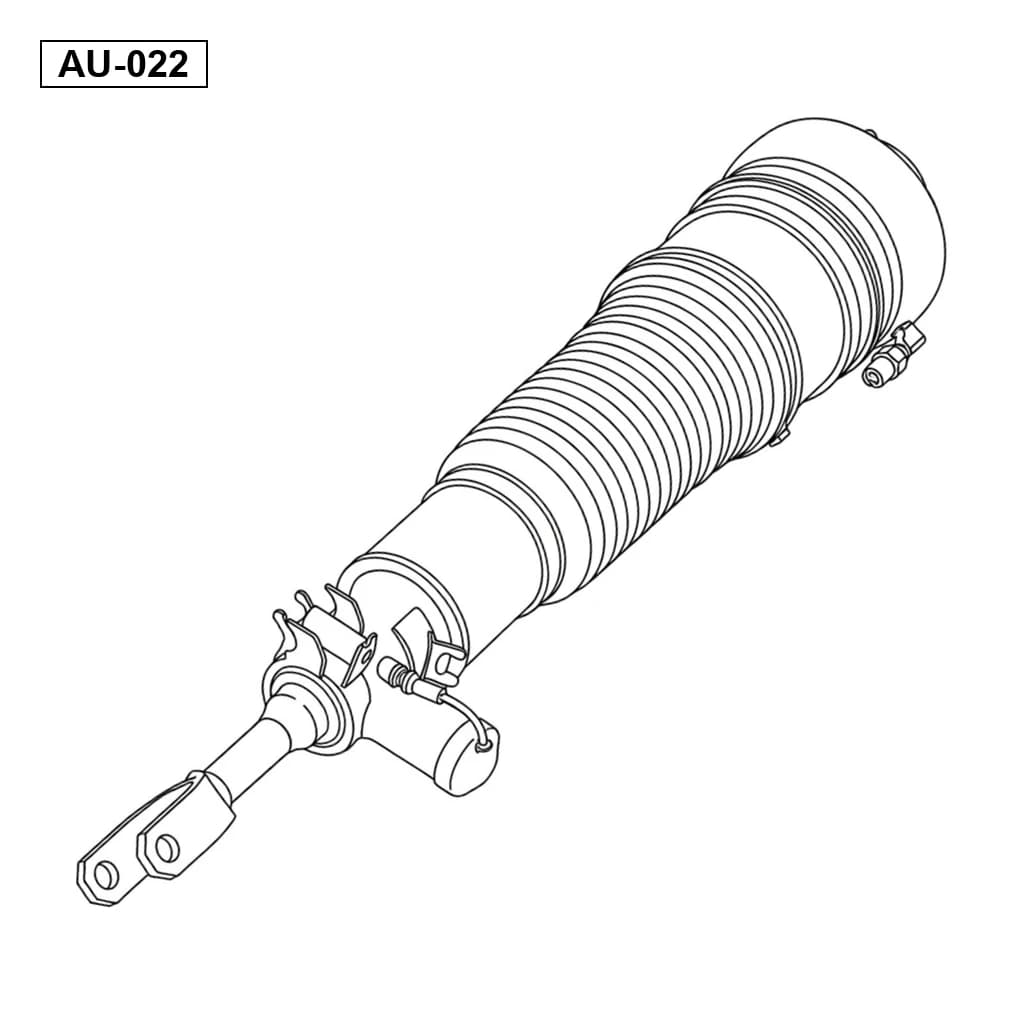 Audi A6 C6/4F 2004-2011 前 空气悬挂减震支柱