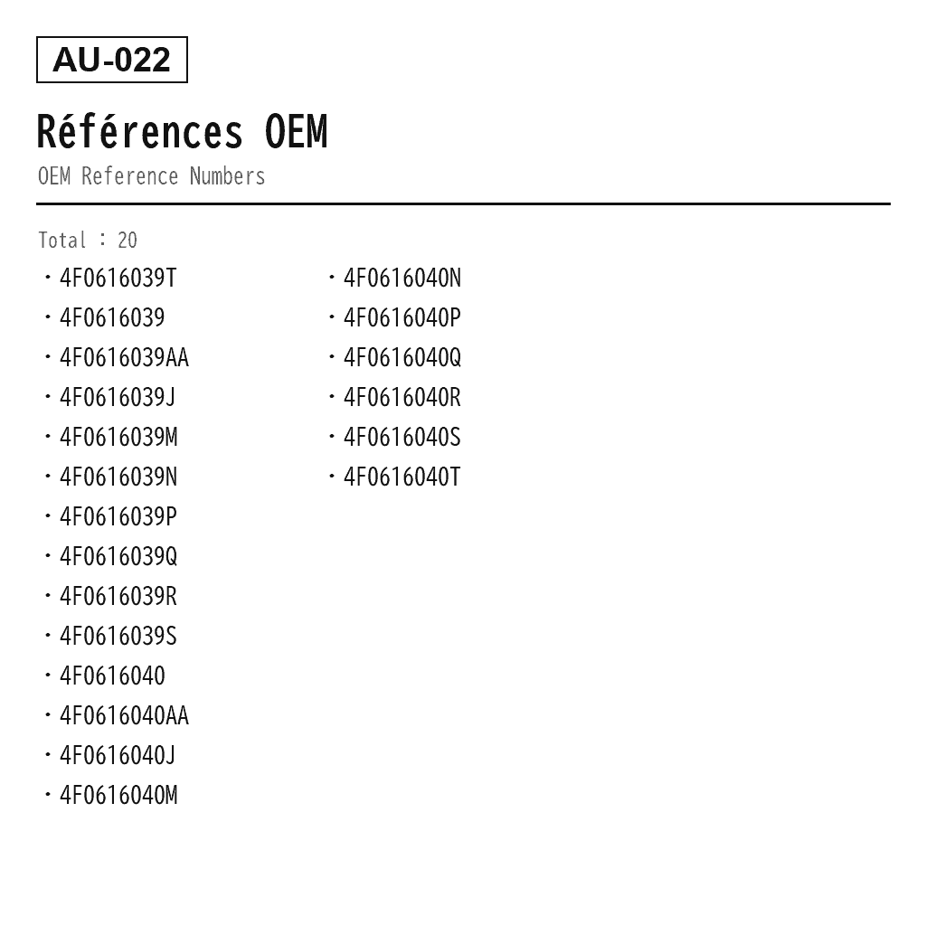 Audi A6 C6/4F 2004-2011 Avant Jambe de Suspension Pneumatique (4F0-616-039-T, 4F0616039, 4F0616039AA, 4F0616039J, 4F0616039M, 4F0616039N, 4F0616039P, 4F0616039Q, 4F0616039R, 4F0616039S, 4F0616040, 4F0616040AA, 4F0616040J, 4F0616040M, 4F0616040N, 4F0616040P, 4F0616040Q, 4F0616040R, 4F0616040S, 4F0616040T) 3