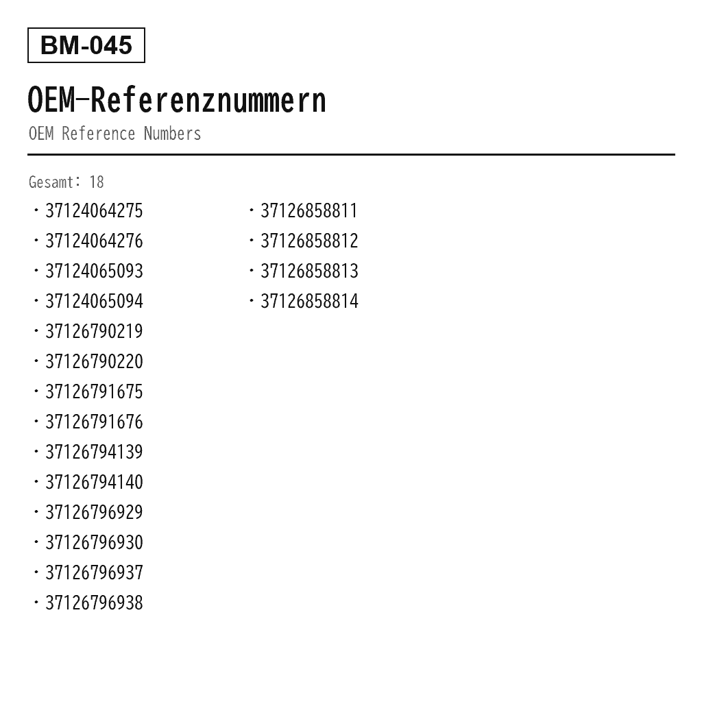 BMW 7 Series F01 F02 2007-2015 Hinten Luftfederbein (37124064275, 37124064276, 37124065093, 37124065094, 37126790219, 37126790220, 37126791675, 37126791676, 37126794139, 37126794140, 37126796929, 37126796930, 37126796937, 37126796938, 37126858811, 37126858812, 37126858813, 37126858814) 3