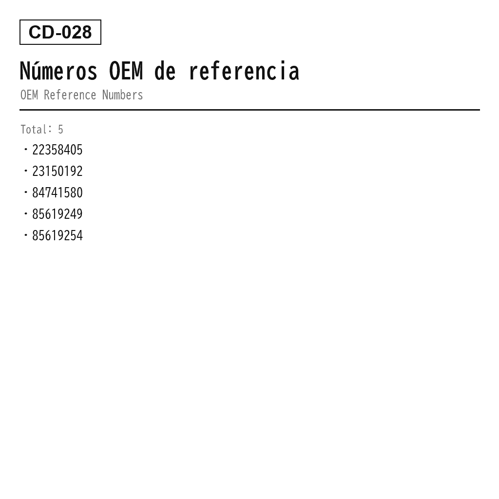 Cadillac Escalade 2021-2024 Delantero Puntal de Suspensión Neumática (22358405, 23150192, 84741580, 85619249, 85619254) 3