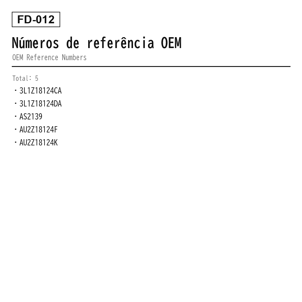 Ford Expedition 2003-2006 Dianteiro Coluna de Suspensão Pneumática (3L1Z18124CA, 3L1Z18124DA, AS-2139, AU2Z18124F, AU2Z18124K) 3