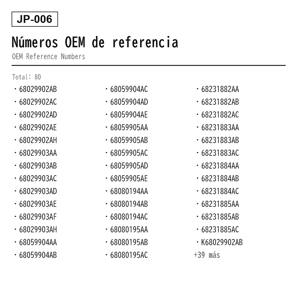 Jeep Grand Cherokee WK2 2011-2023 Delantero Puntal de Suspensión Neumática (68029902AB, 68029902AC, 68029902AD, 68029902AE, 68029902AH, 68029903AA, 68029903AB, 68029903AC, 68029903AD, 68029903AE, 68029903AF, 68029903AH, 68059904AA, 68059904AB, 68059904AC, 68059904AD, 68059904AE, 68059905AA, 68059905AB, 68059905AC, 68059905AD, 68059905AE, 68080194AA, 68080194AB, 68080194AC, 68080195AA, 68080195AB, 68080195AC, 68231882AA, 68231882AB, 68231882AC, 68231883AA, 68231883AB, 68231883AC, 68231884AA, 68231884AB, 68231884AC, 68231885AA, 68231885AB, 68231885AC, K68029902AB, K68029902AC, K68029902AD, K68029902AE, K68029902AH, K68029903AA, K68029903AB, K68029903AC, K68029903AD, K68029903AE, K68029903AF, K68029903AH, K68059904AA, K68059904AB, K68059904AC, K68059904AD, K68059904AE, K68059905AA, K68059905AB, K68059905AC, K68059905AD, K68059905AE, K68080194AA, K68080194AB, K68080194AC, K68080195AA, K68080195AB, K68080195AC, K68231882AA, K68231882AB, K68231882AC, K68231883AA, K68231883AB, K68231883AC, K68231884AA, K68231884AB, K68231884AC, K68231885AA, K68231885AB, K68231885AC) 3