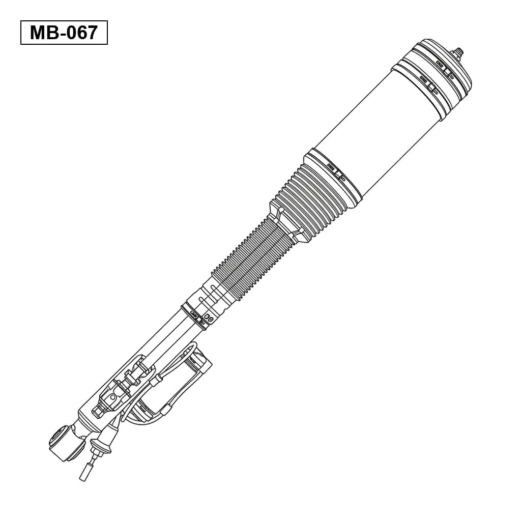 Mercedes Benz S-Class W220 2000-2006 Arrière Jambe de Suspension Pneumatique
