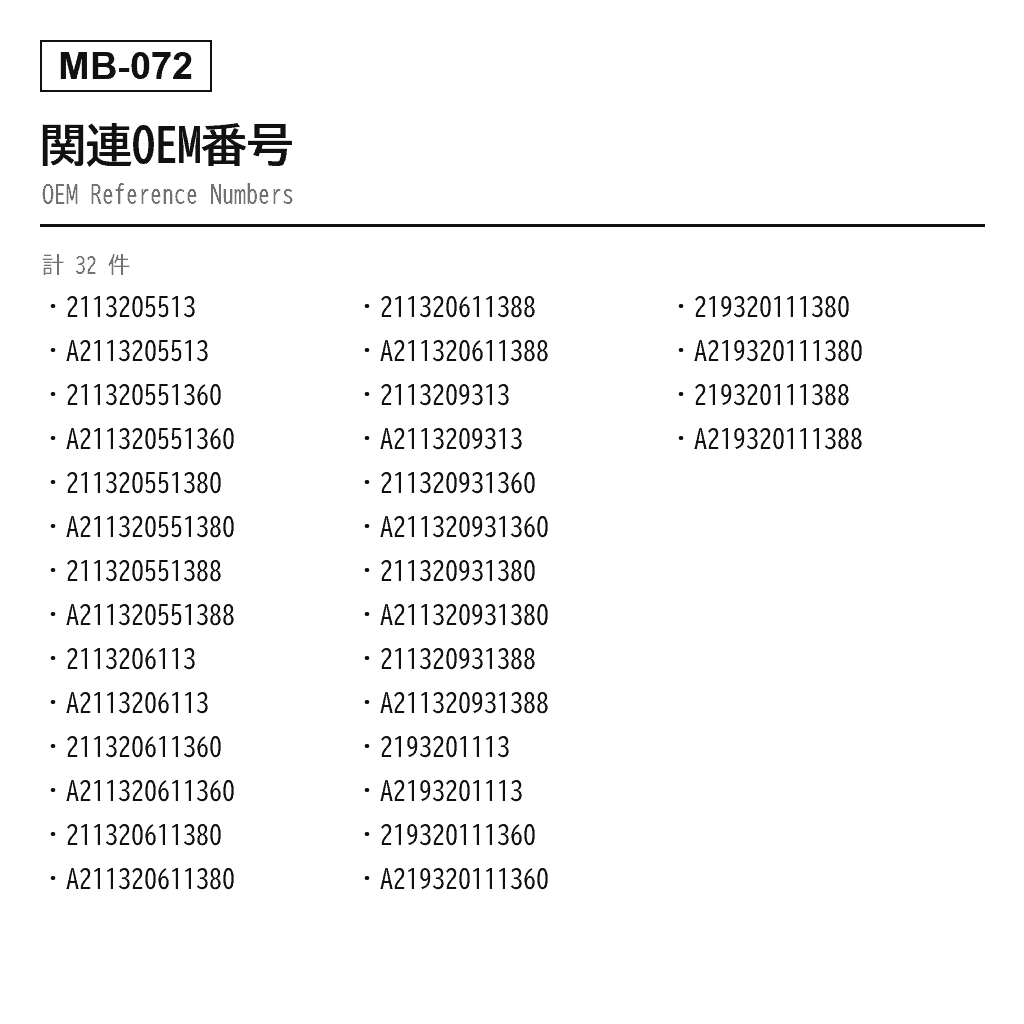 Mercedes Benz（ベンツ） Eクラス W211 2006-2009 フロントエアサスペンションストラット（2113205513, 211320551360, 211320551380, 211320551388, 2113206113, 211320611360, 211320611380, 211320611388, 2113209313, 211320931360, 211320931380, 211320931388, 2193201113, 219320111360, 219320111380, 219320111388, A2113205513, A211320551360, A211320551380, A211320551388, A2113206113, A211320611360, A211320611380, A211320611388, A2113209313, A211320931360, A211320931380, A211320931388, A2193201113, A219320111360, A219320111380, A219320111388） 3