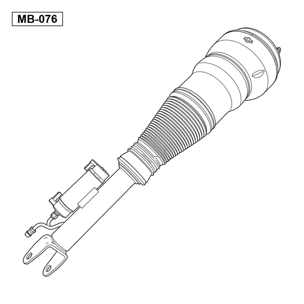 Mercedes Benz S-Class W222 2017-2017 Avant Jambe de Suspension Pneumatique