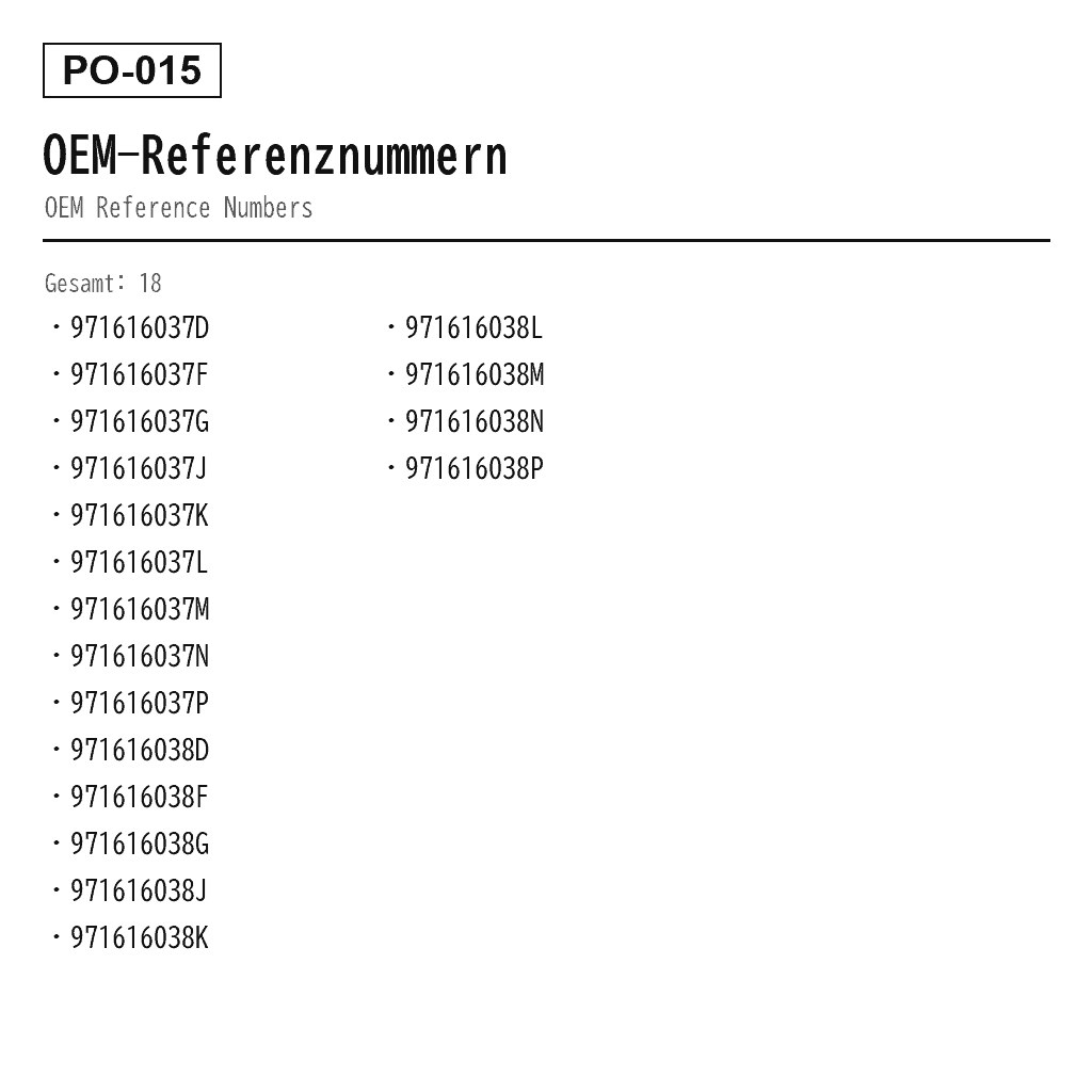 Porsche Panamera 971 2017-2024 Vorne Luftfederbein (971616037D, 971616037F, 971616037G, 971616037J, 971616037K, 971616037L, 971616037M, 971616037N, 971616037P, 971616038D, 971616038F, 971616038G, 971616038J, 971616038K, 971616038L, 971616038M, 971616038N, 971616038P) 3