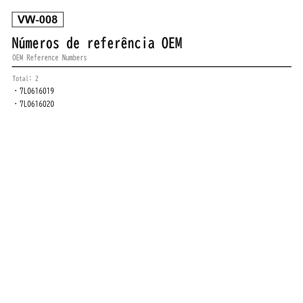 VolksWagen Touareg 7L 2002-2010 Traseiro Coluna de Suspensão Pneumática (7L0616019, 7L0616020) 3