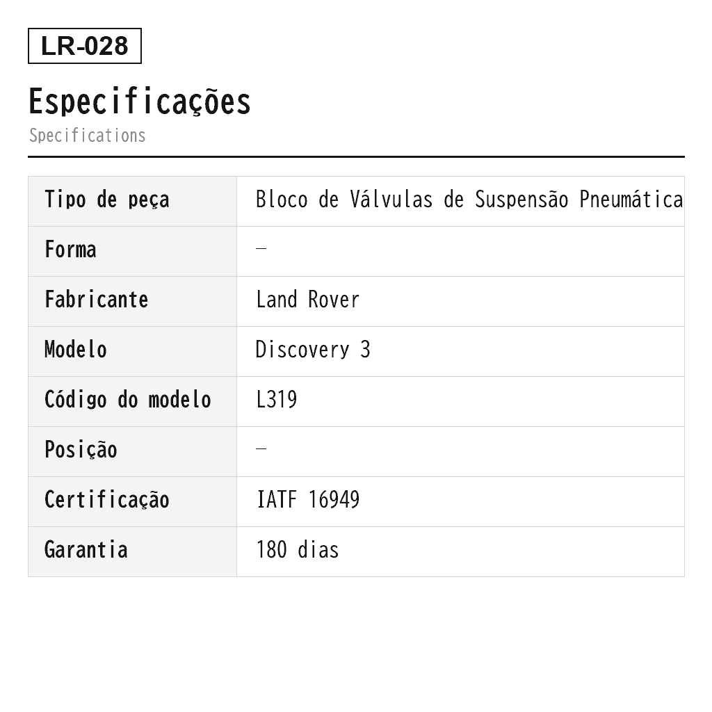 Land Rover LR3/LR4/Range Rover Sport Bloco de Válvulas de Suspensão Pneumática (RVH000054, RVH000055, RVH000094, RVH000095, RVH500050, RVH500060) 2
