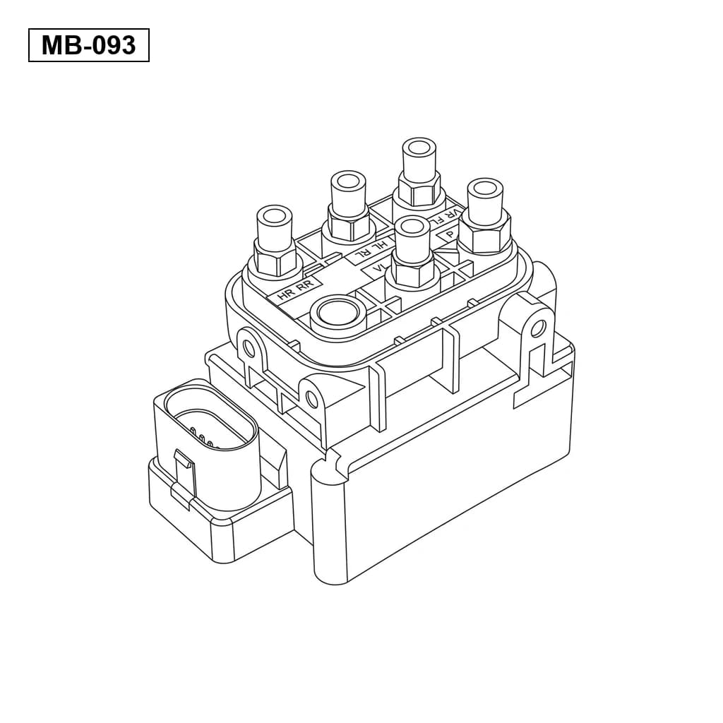 Mercedes Benz C-Class W205 S-Class W222 2015-2020 空气悬挂阀块