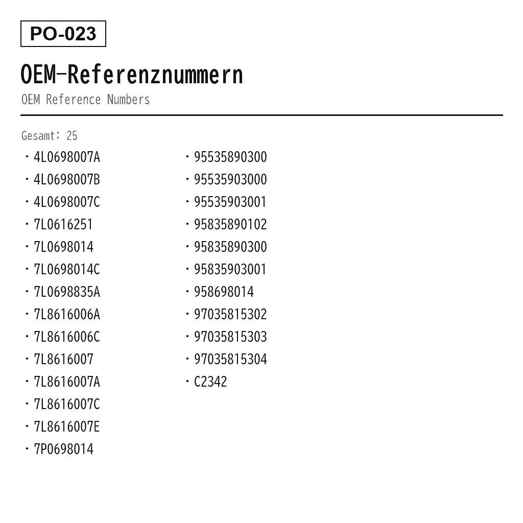 Porsche Cayenne 955 9PA 2002-2010 Luftfederungs-Ventilblock (4L0698007A, 4L0698007B, 4L0698007C, 7L0616251, 7L0698014, 7L0698014C, 7L0698835A, 7L8616006A, 7L8616006C, 7L8616007, 7L8616007A, 7L8616007C, 7L8616007E, 7P0698014, 95535890300, 95535903000, 95535903001, 95835890102, 95835890300, 95835903001, 958698014, 97035815302, 97035815303, 97035815304, C2342) 3