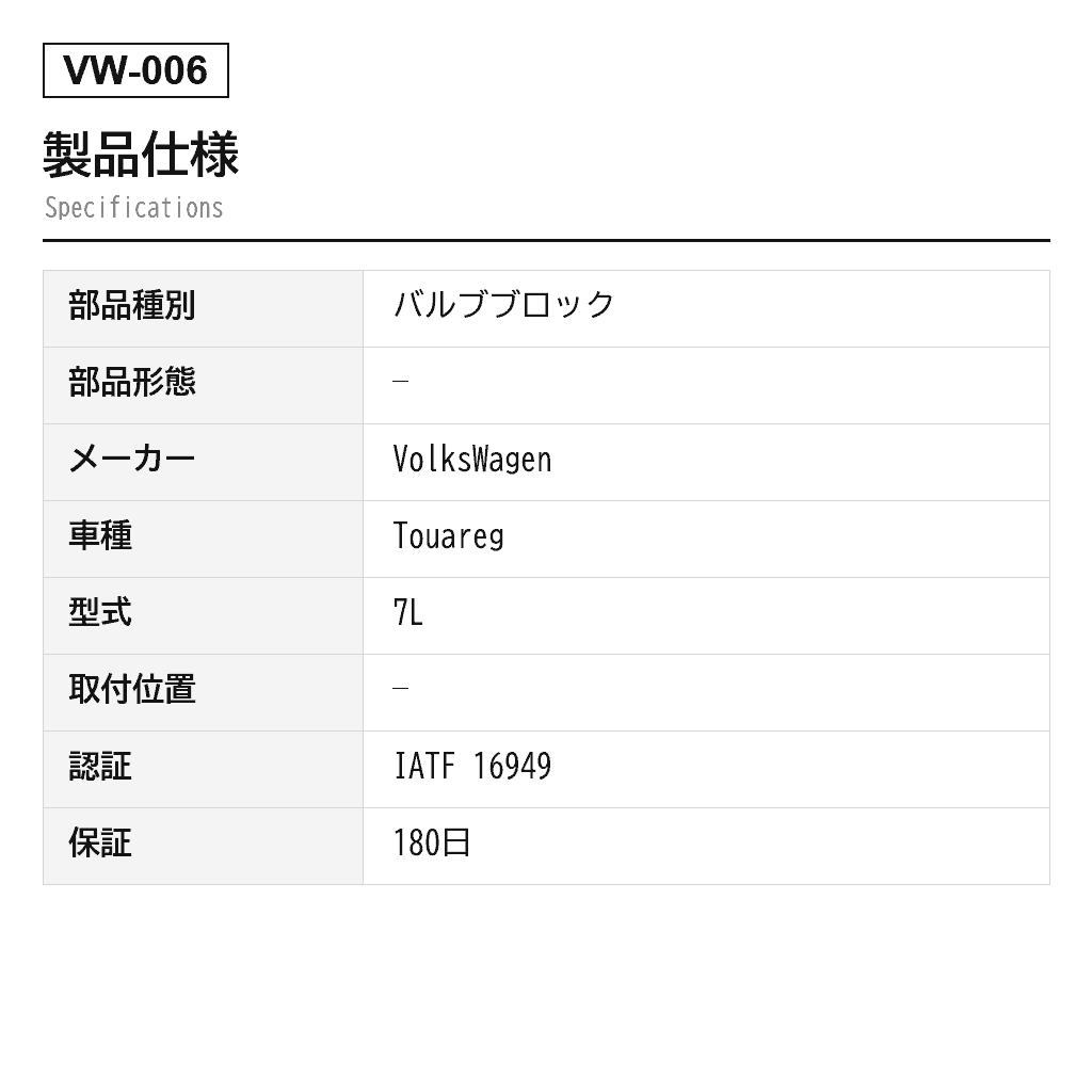 VolksWagen（フォルクスワーゲン） Touareg 7L 2002-2010 エアサスペンションバルブブロック（4L0698007A, 4L0698007B, 4L0698007C, 7L0616251, 7L0698014, 7L0698014C, 7L0698835A, 7L8616006A, 7L8616006C, 7L8616007, 7L8616007A, 7L8616007C, 7L8616007E, 7P0698014, 95535890300, 95535903000, 95535903001, 95835890102, 95835890300, 95835903001, 97035815302, 97035815303, 97035815304, C2342） 2
