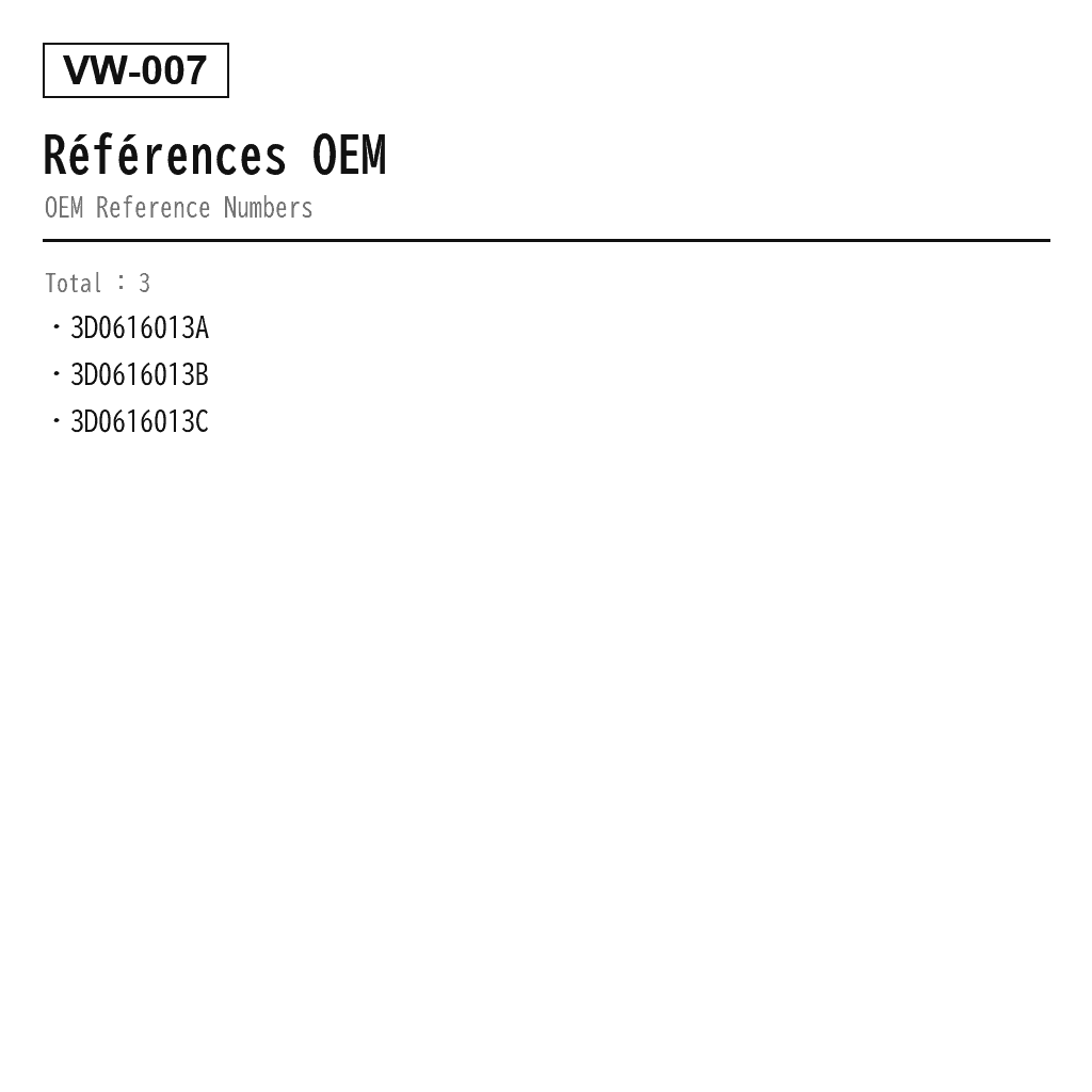 VolksWagen Phaeton 3D 2003-2012 Bloc de Valves de Suspension Pneumatique (3D0616013A, 3D0616013B, 3D0616013C) 3