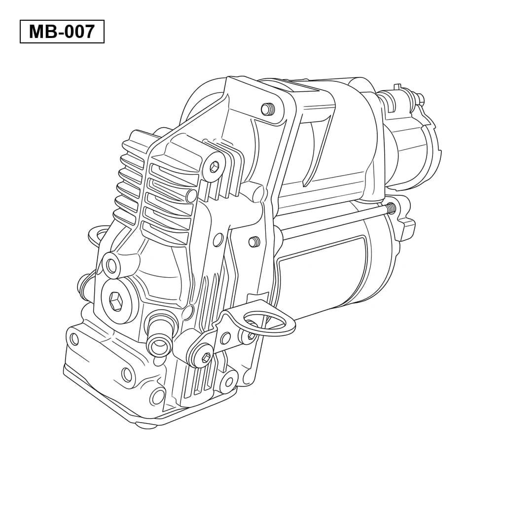 Mercedes Benz M-Class W166 GL-Class X166 Compresseur de Suspension Pneumatique